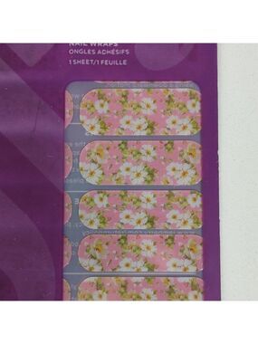 Jamberry Nail Wraps Floral Pink Green